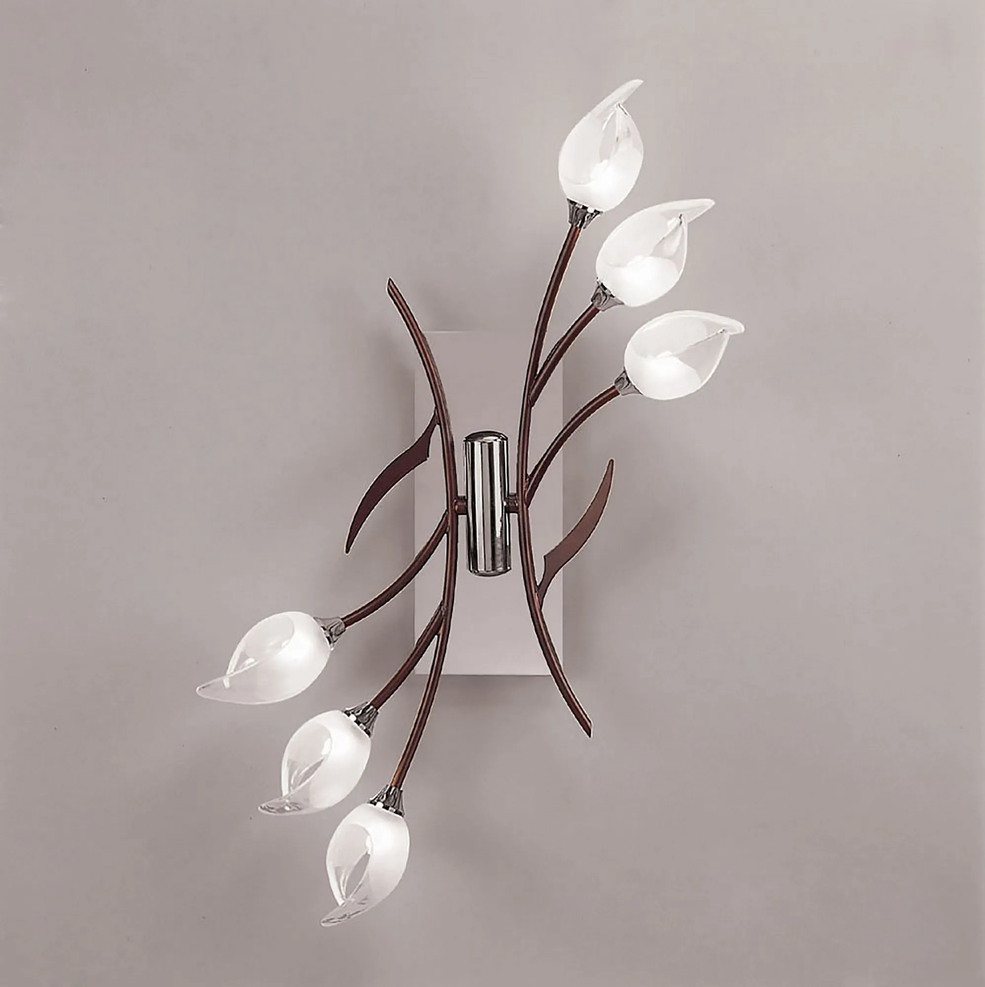 Holland Polished Chrome Wall Lights Mantra Armed Wall Lights